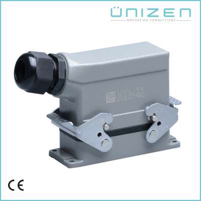 UNIZEN HE-016 male female heavy duty connectors 500V 16A 16P+PE terminals