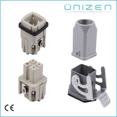 UNIZEN HA Series 4pins+Ground Whole Set heavy duty male female connector